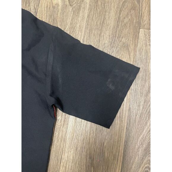 Vintage 90s Street Savy Japanese Samurai Koi Button Up Shirt L - Picture 9 of 11